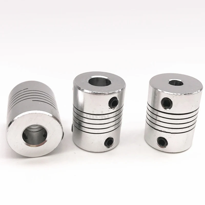 

1 pcs CNC Motor Jaw Shaft Coupler 5mm To 8mm Flexible Coupling OD 19x25mm wholesale Dropshipping 3/4/ 5/6/6.35/7/8/9/10mm