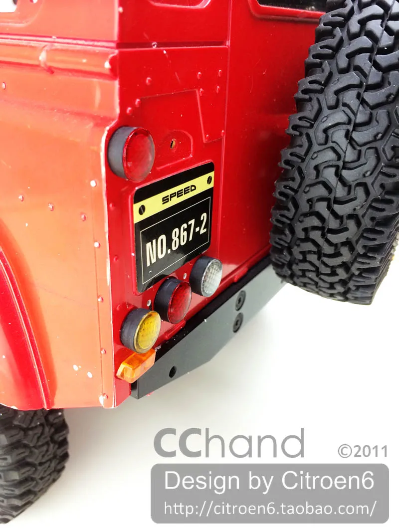 CCHand маленький задсветильник для RC4WD G2 D90 Land Rover 4WD 1:10 радиоуправляемые автомобили