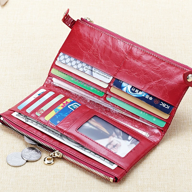 Клатч COMFORSKIN для женщин кошельки премиум класса из 100% натуральной кожи