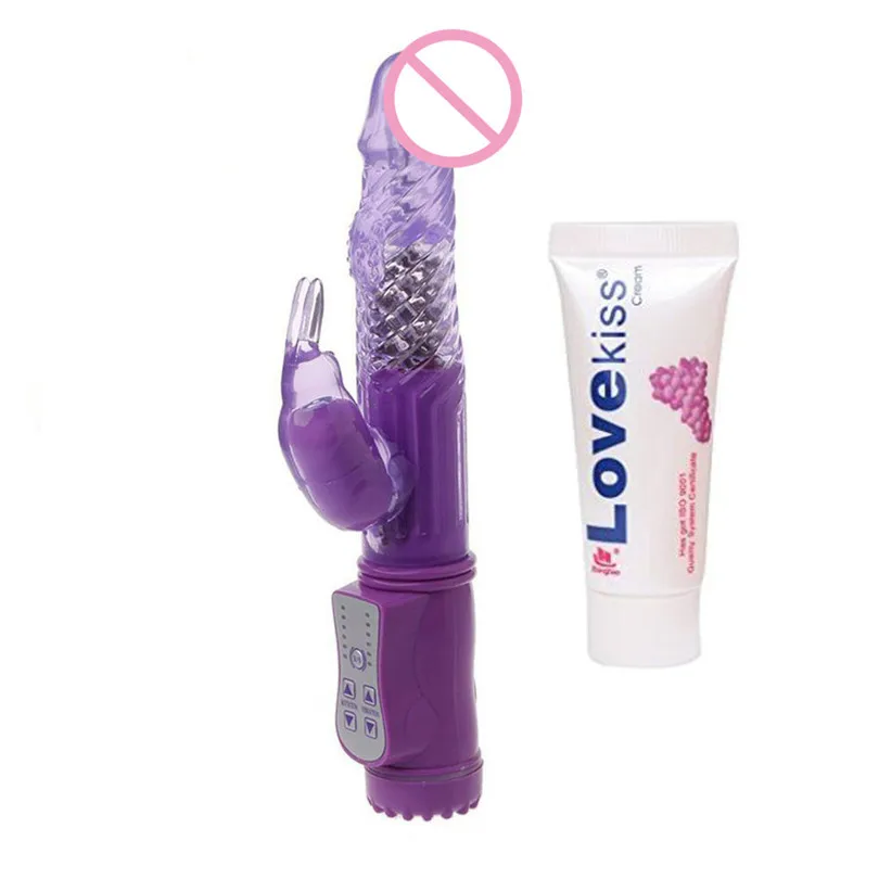 Скручивающий кролик двойной вибрации G spot Вибраторы горячий эротический продукт