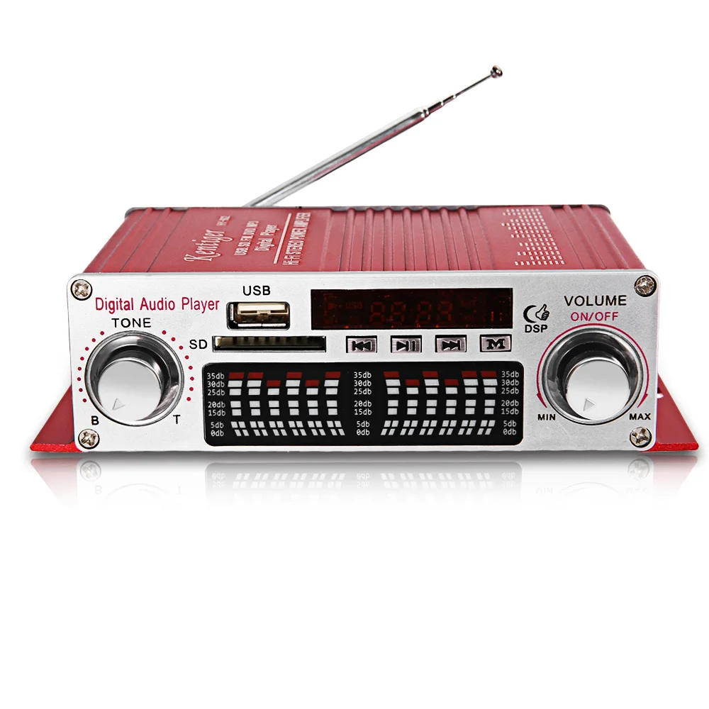 Kentiger HY 602 мини Портативные Hi Fi плееры стерео Мощность Цифровой усилитель Вт/FM ИК FM