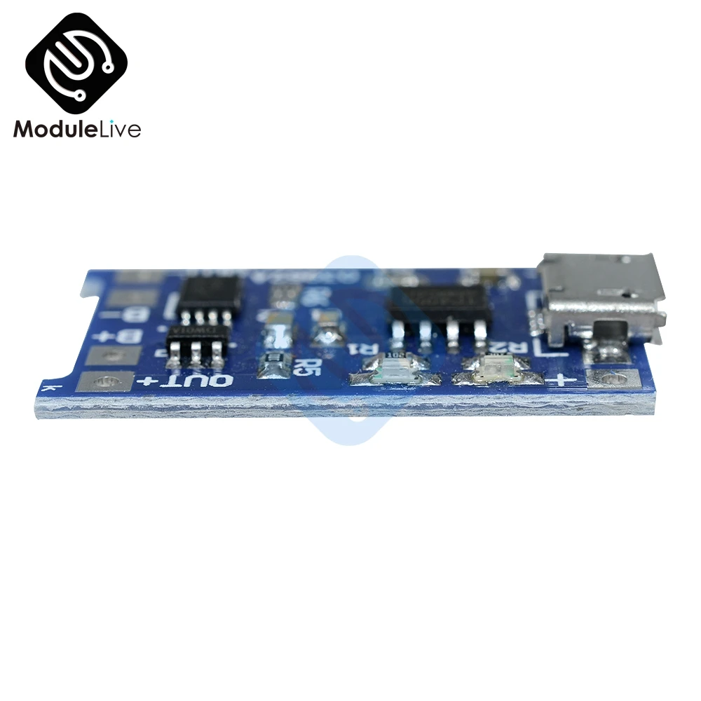 5 шт. зарядная плата с двумя функциями Micro USB В 1A 18650 TP4056|Соединители| |