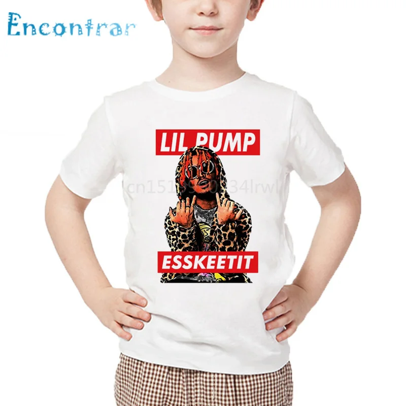 Детская забавная Футболка с принтом Singer Lil Pump футболка в стиле хип-хоп летние