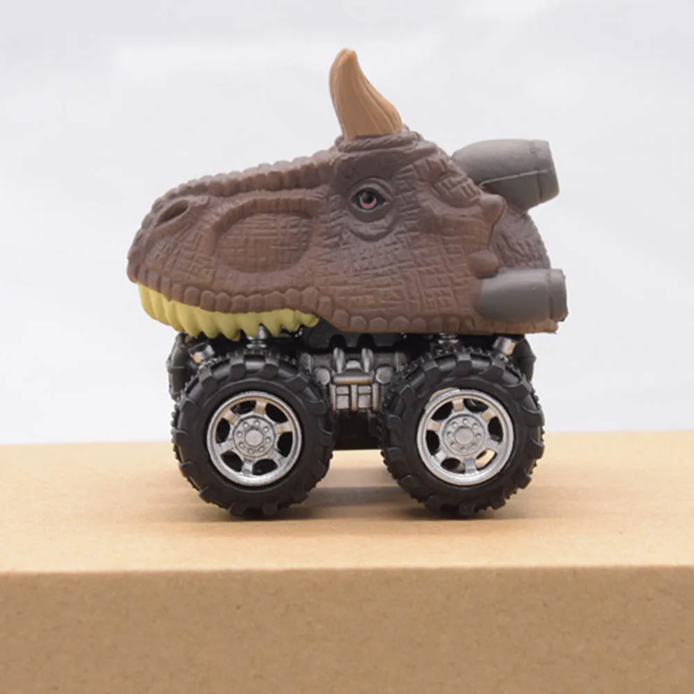

1 Piece For Children Funny Boys Truck Hobby KID Gift Hot Mini Dinosaur Animal Pull Back Cars Model Vehicles Play Set Toys