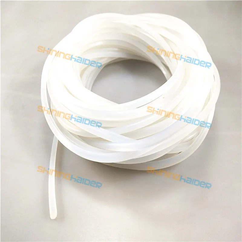 Твердые без запаха d образные белые силиконовые резиновые прокладки полукруглые