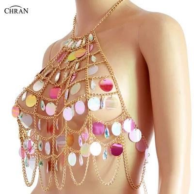 Сексуальная Сеть бюстгальтеры русалок Для женщин Лето Bling полые Блестки Холтер рубашка Для женщин s укороченные блестящие роскошный ночной клуб вечерние Cami top