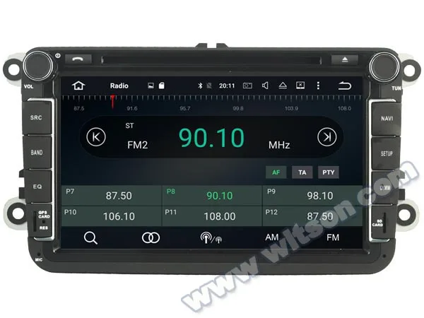 WITSON Android 9 0 IPS HD экран для VOLKSWAGEN SAGITAR TIGUAN TOURAN автомобильный DVD 4 Гб RAM 32 8 Octa Core + 1024x600