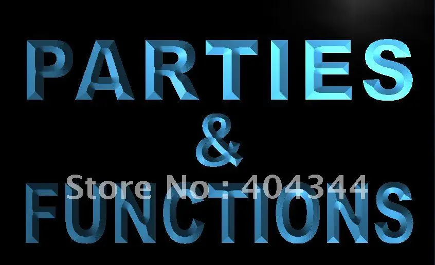 

LK692- Parties & Functions Services NEW LED Neon Light Sign