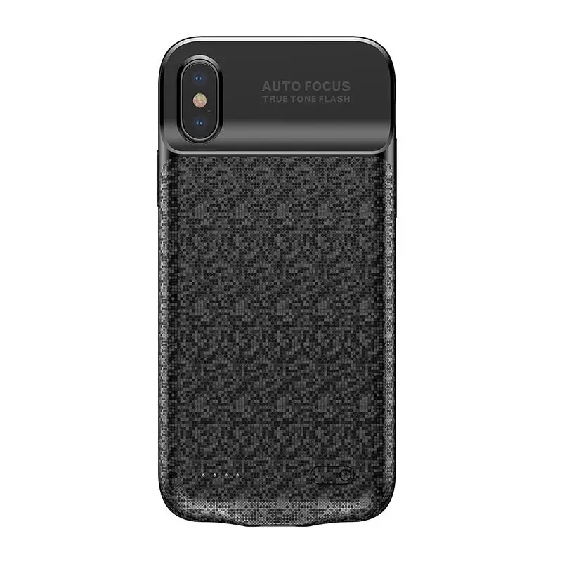 Black Чехол для зарядного устройства Baseus 3500 мА/ч для iPhone X, внешний аккумулятор, ультра тонкий, портативный, внешний, резервный, зарядный чехол для iPhone X - Цвет: Black