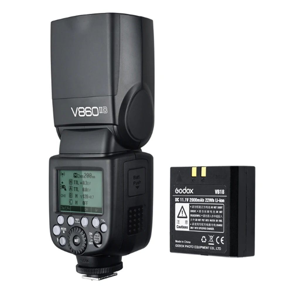 Godox V860II O TTL HSS 1/8000 литий ионный аккумулятор вспышка Speedlite для Olympus Panasonic E M10 III/E M10II M5II