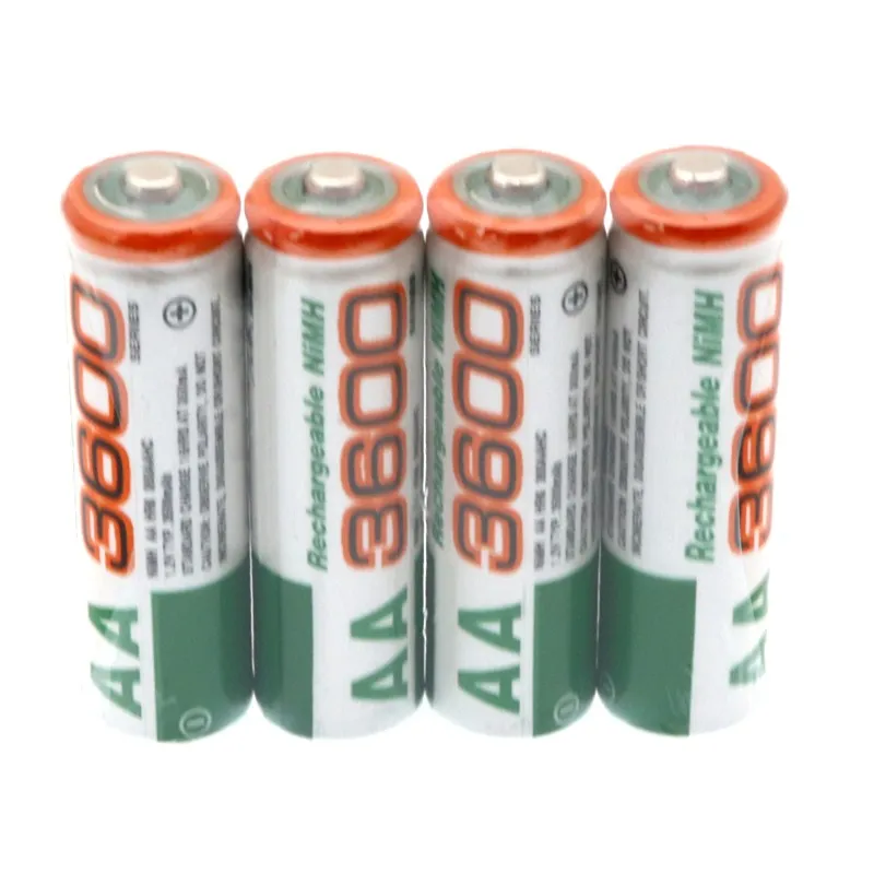 Аккумулятор AA 3600 перезаряжаемый аккумулятор Ni-MH 1,2 V AA3600 MAH аккумулятор для часов, мышей, компьютеров, игрушек и т. д