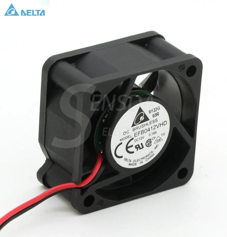Для delta efb0412vhd 40 мм 4020 DC 12v 0.18a 4 см серверный инвертор компьютер cpu осевой вентилятор