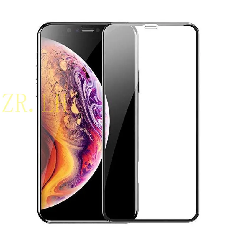 9D закаленное стекло для iPhone X XR XS Max защита экрана полное покрытие 8 7 6 6s Plus защитное