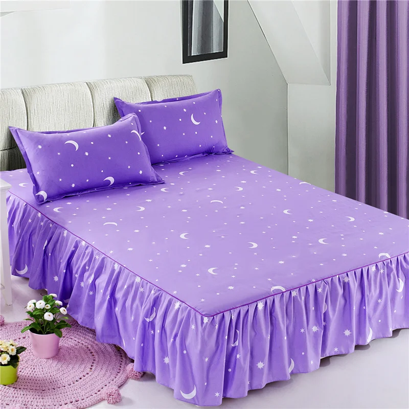 Bed Skirt-14 Кроватная юбка в Корейском стиле покрывало люкс односпальная кровать шляпа покрывало 1,8/1,5/1,2 м - Цвет: Bed Skirt-14