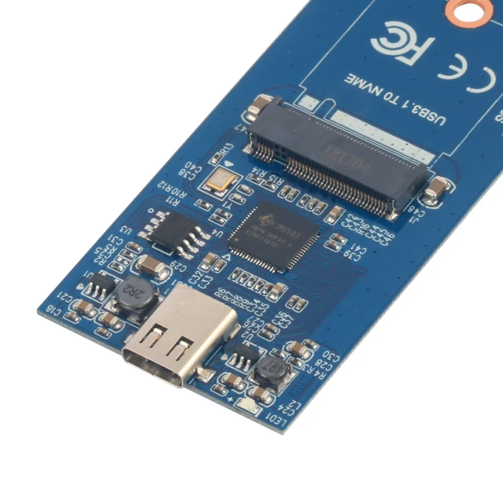 USB3.1 к M.2 M-Key type-C корпус 10 Гбит/с адаптер конвертер карт внешний металлический NVME Корпус чехол+ USB кабель