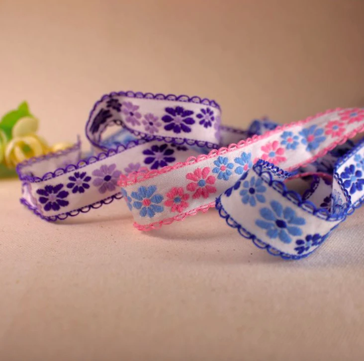 Этническая Вышивка жаккард лямки тканые ленты кружевной отделкой лентой 2 см - Цена: 1338