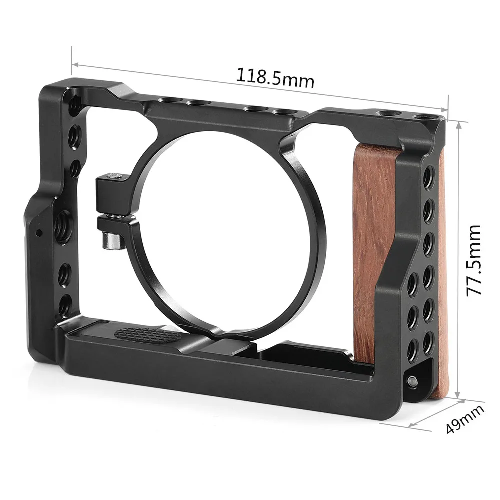 Клетка SmallRig для Sony RX100 VI новейшая модель набор с деревянной ручкой ручка