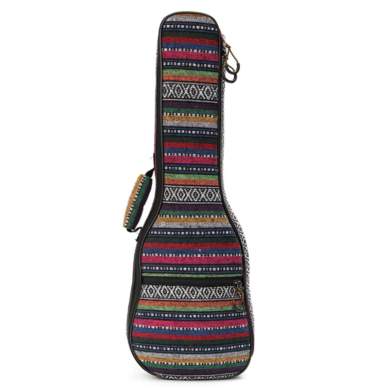 Zebra 21 дюймов хлопок + нейлон мягкий портативный гитарный Гиг сумка Гавайские