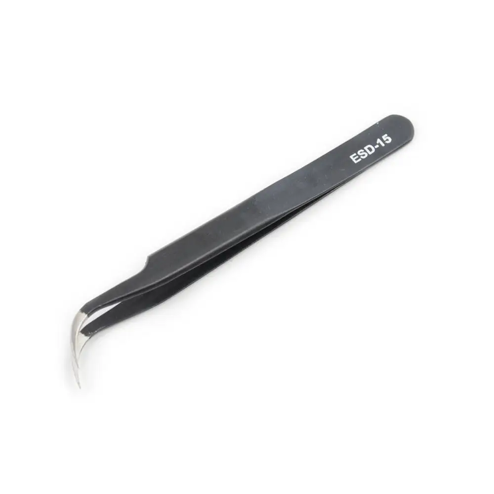 ESD-15 Нержавеющая сталь tweezers ушные ресницы прививка специальный тонкий острый маленький зажим Косметические Инструменты Профессиональный пинцет для бровей Многофункциональный - Цвет: ESD-15
