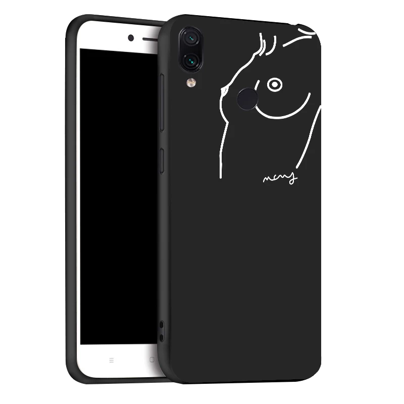 Чехол Xiao mi Red mi Note 7 5 Pro 8 чехол Xio mi Red mi 7 S2 чехол 3D DIY Окрашенный черный чехол для Xiaomi mi 9 SE A1 A2 9T бампер Funda