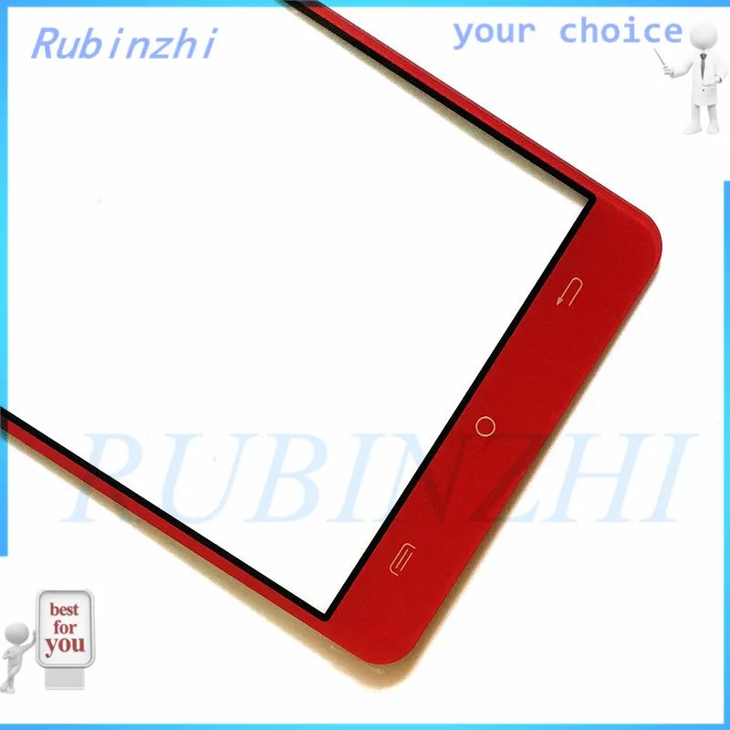RUBINZHI+ ленты мобильный телефон сенсорный экран панели для BQ BQ-5503 BQ 5503 хороший 2 сенсорный Переднее стекло сенсорный датчик замена