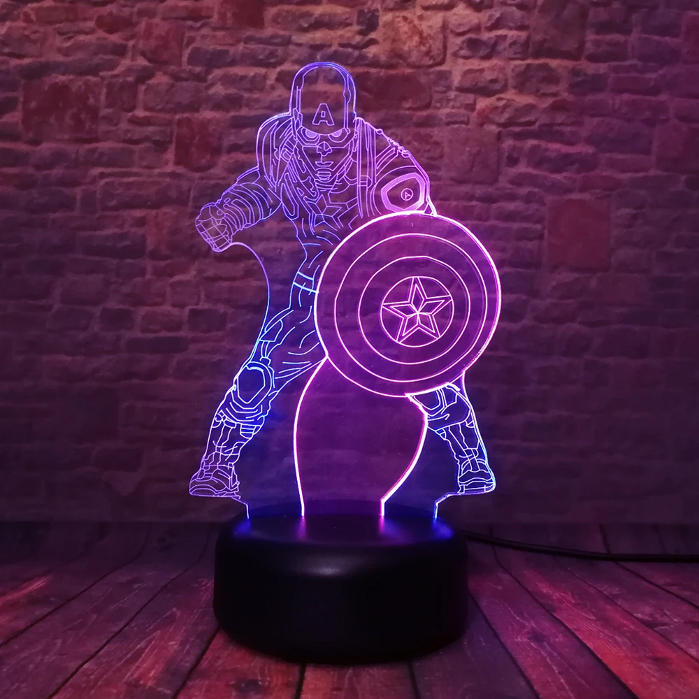 Новый герой фильма креативные Мстители Marvel фигурка Капитана Америки из Звездные