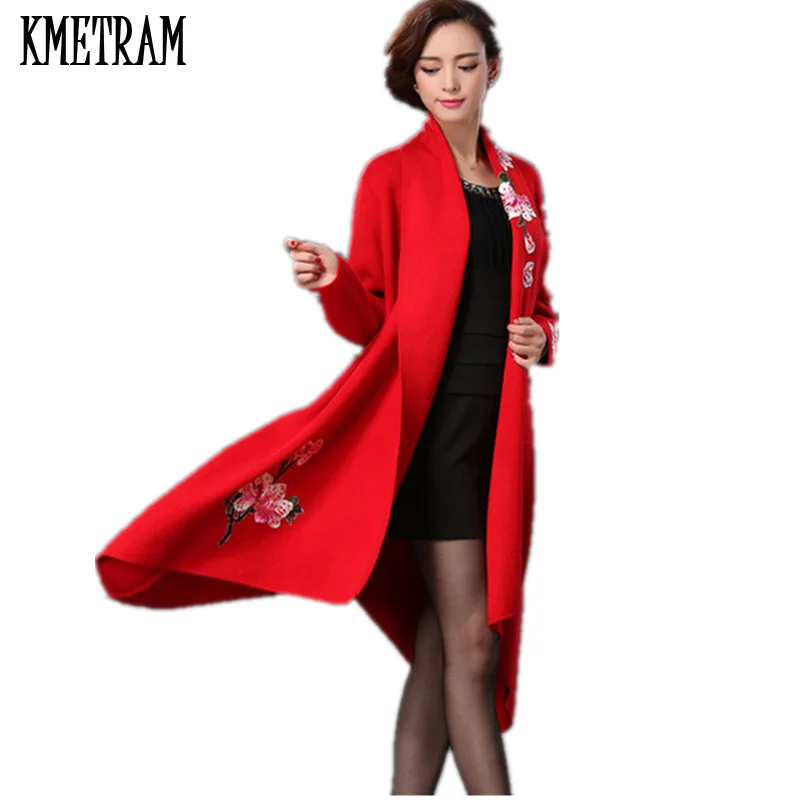 Длинное шерстяное пальто 2020 Новое поступление элегантная женская куртка с