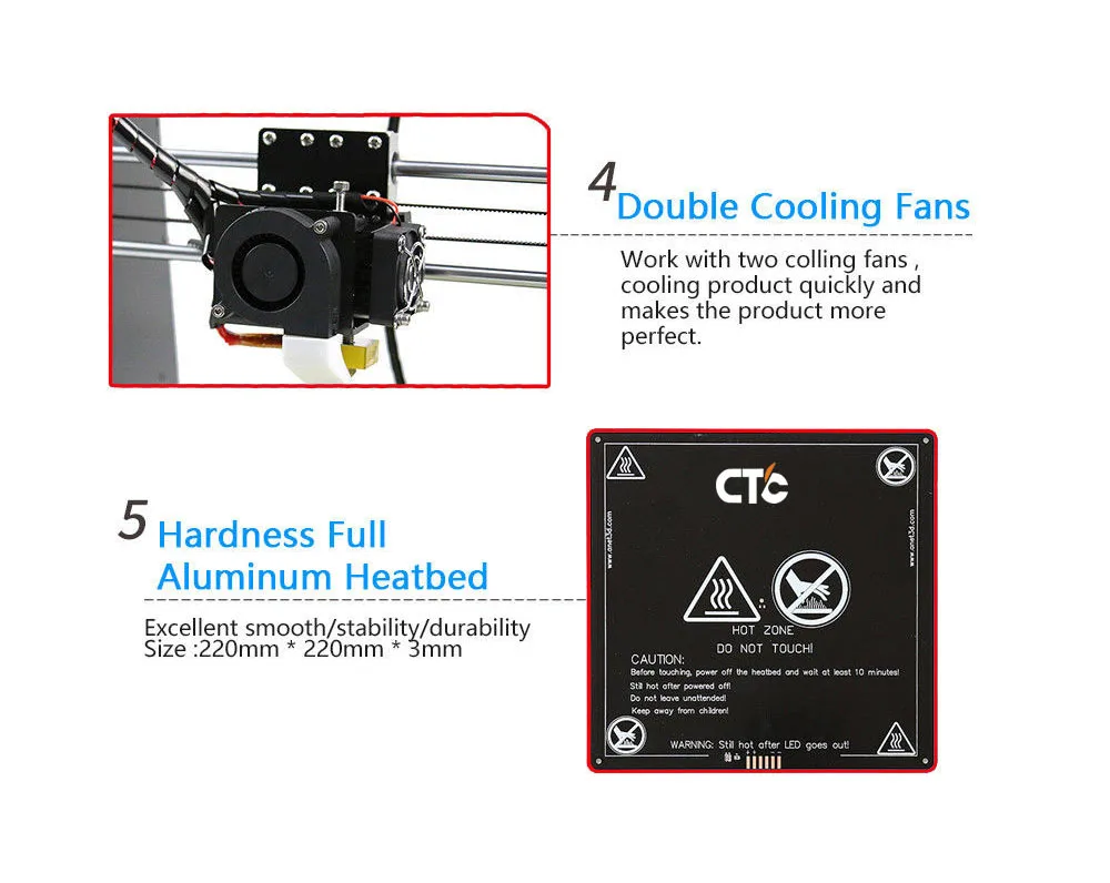 3D-принтер A8 авиационная доска/акриловый Prusa i3 Reprap MK8 экструдер Heatbed 220*220*240 мм 3d Принтер Комплект Великобритания США