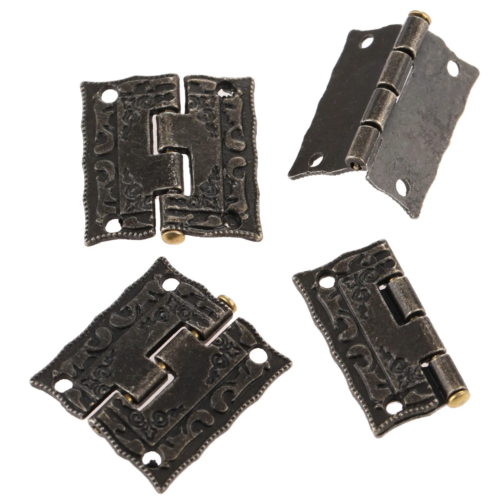 Декоративные мини-петля для хранения ювелирных изделий 4 шт. 26x23 мм античные