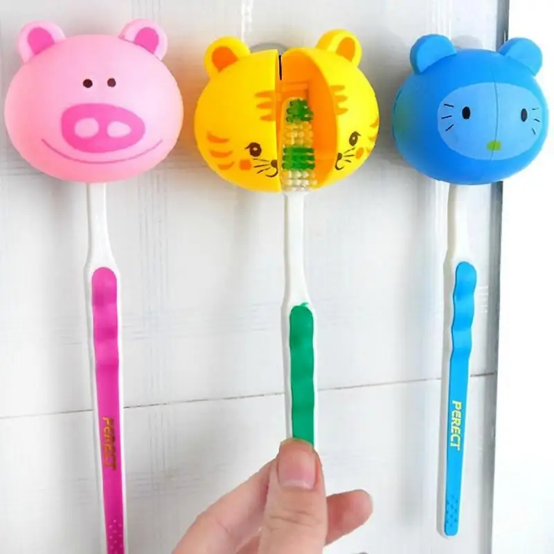 Держатель для зубной щетки Милый Забавный мультяшный настенный держатель