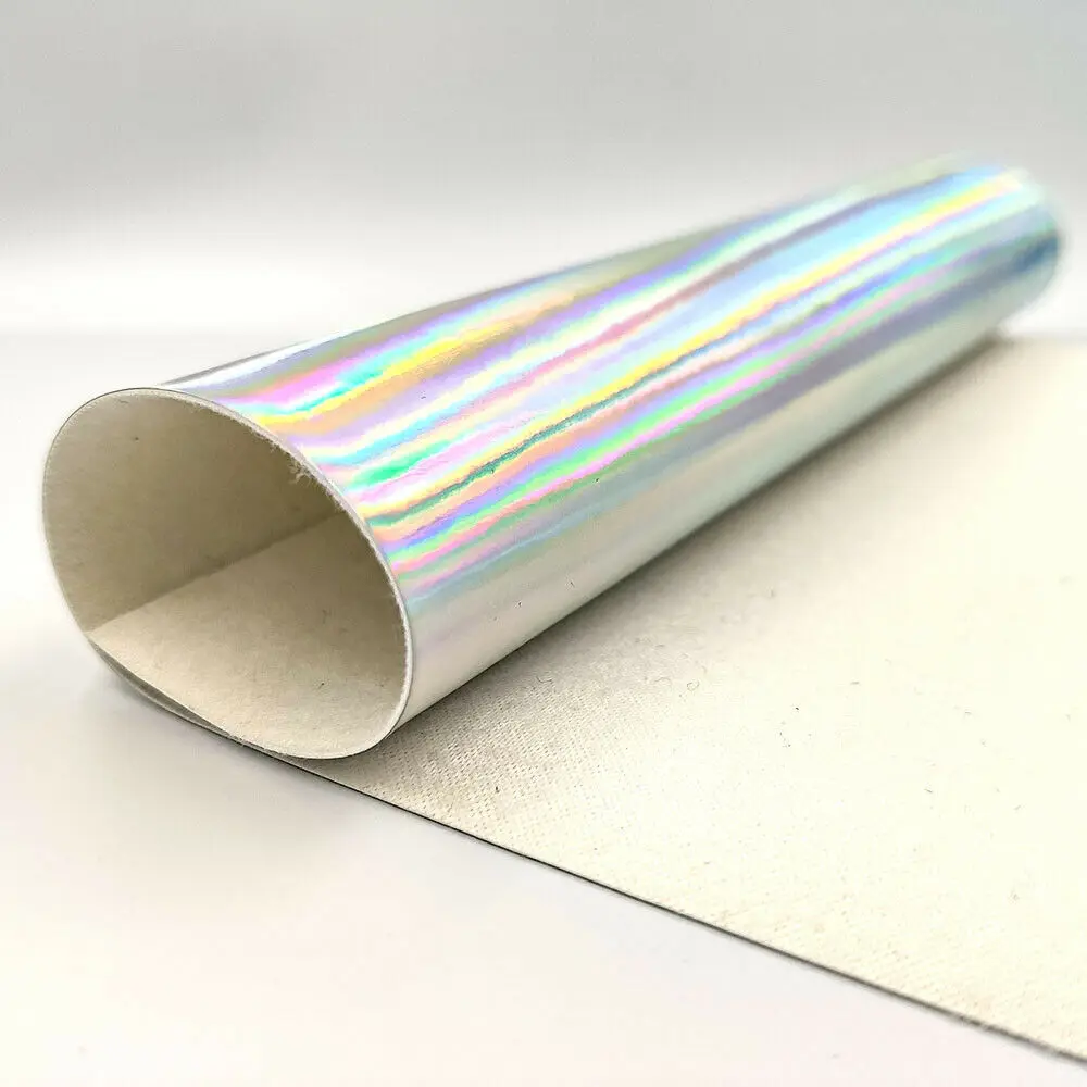 A4 20*30cm Laser Iridescent Mirrored Faux PU Leather Sewing Fabric Sheets For Bag Dress Craft Cloth DIY Bow Earring Material | Дом и сад