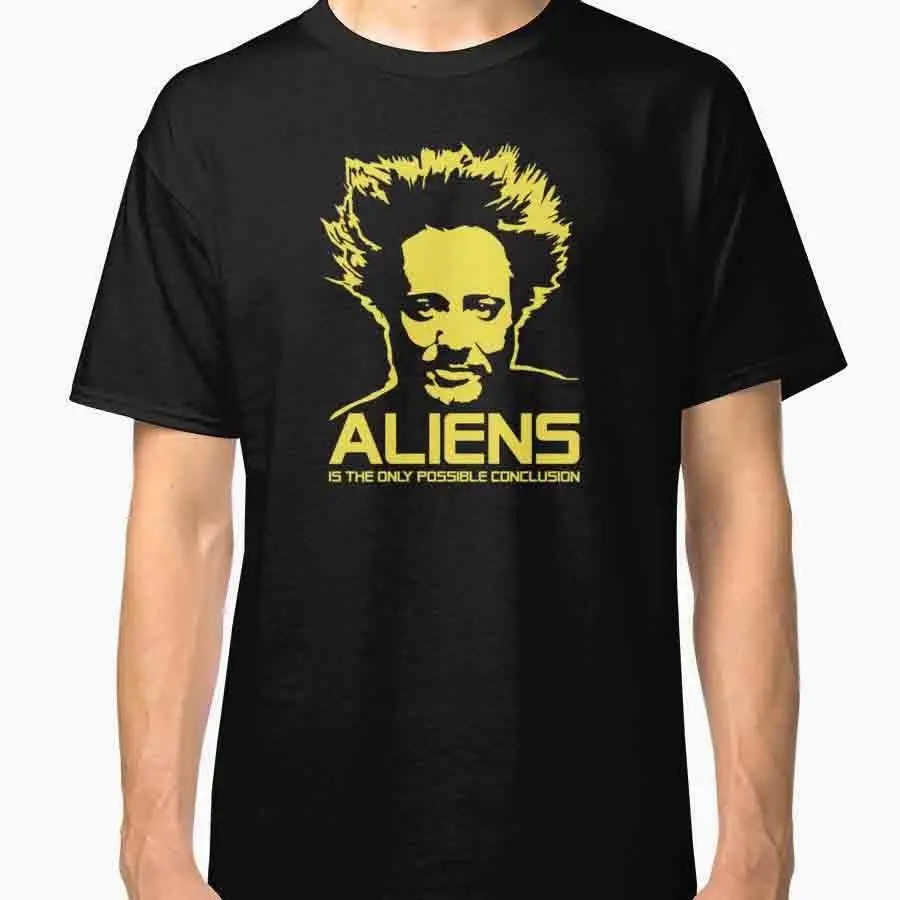 Футболка с изображением древнего пришельца Джорджио Tsoukalos Мужская черная