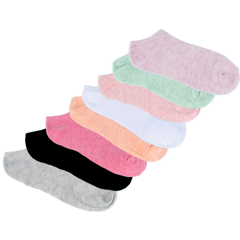 Классические Носки ярких цветов женские тапочки сезон лето-осень удобные мягкие