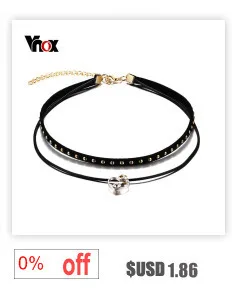 Vnox Мода узел колье Цепочки и ожерелья для Для женщин jewelry 316L Нержавеющая сталь Золото-цвет 2 мм Ширина
