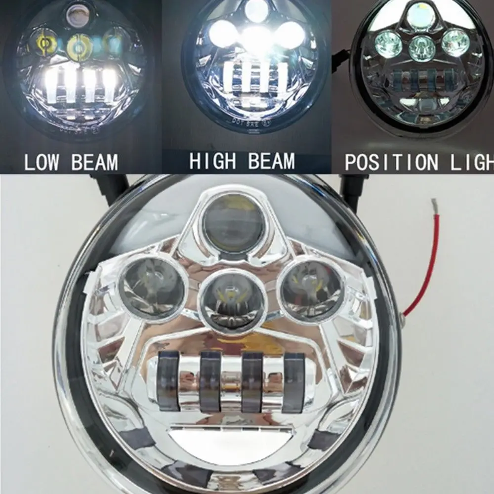 VRSC/V ROD светодиодный светильник с позиционным Vrod головной E9 DOT для Harley V Rod VRSCF VRSC VRSCR