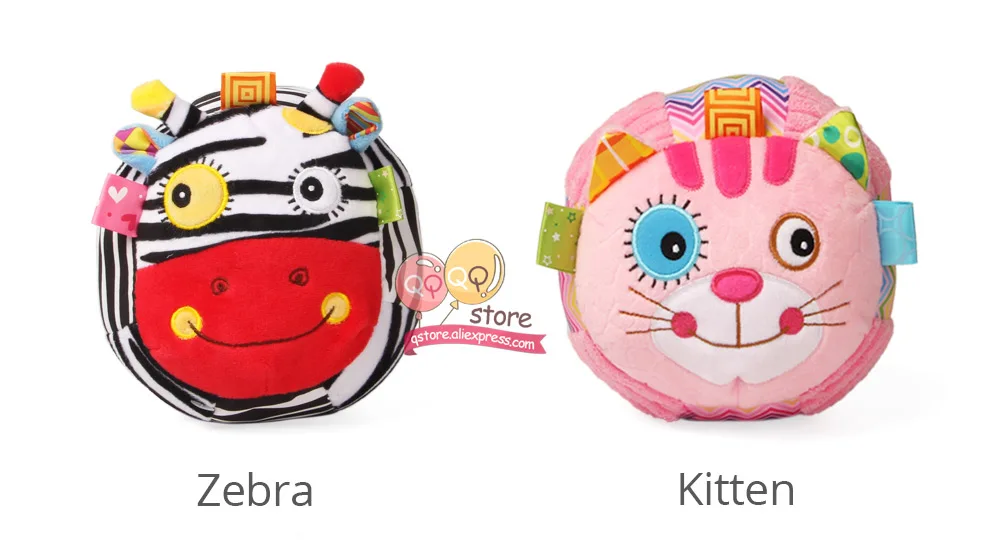 Jollybaby плюшевые мягкие детские шарики развивающие игрушки мягкие животные погремушка комфорт обучения чувство для детей 0-12 месяцев подарок