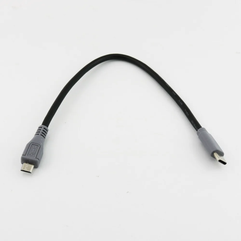 1 шт. Micro USB 5 контактный штекер на 3 Тип C конвертер OTG адаптер кабель передачи