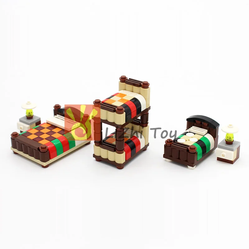 

Конструктор Moc DIY для дома, кровати, двора