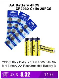 YCDC,,, 10 шт. AG13 LR44 357A S76E G13, кнопочные батарейки для монет, батареи, 1,55 в, щелочные, EE6214