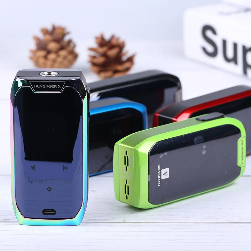 Оригинальный Vaporesso Revenger X TC Box MOD Max 220 Вт Выход Vape мод с OLED 0 96 дюймовый дисплей и OMNI