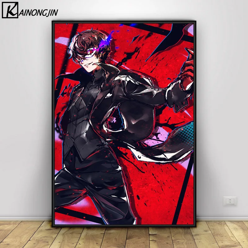 Постер Persona 5 японского аниме постеры и принты настенная живопись холст картина