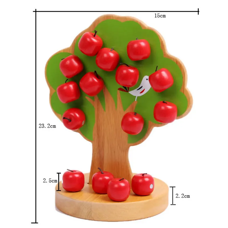 Детские обучающие игры Candywood Монтессори деревянные магнитные игрушки для