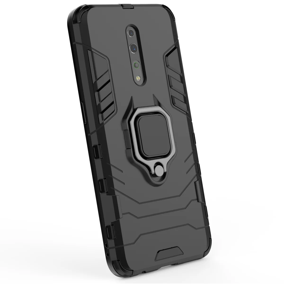 Автомобильная Подставка для телефона OPPO Reno Z чехол бронированный ТПУ Жесткий ПК