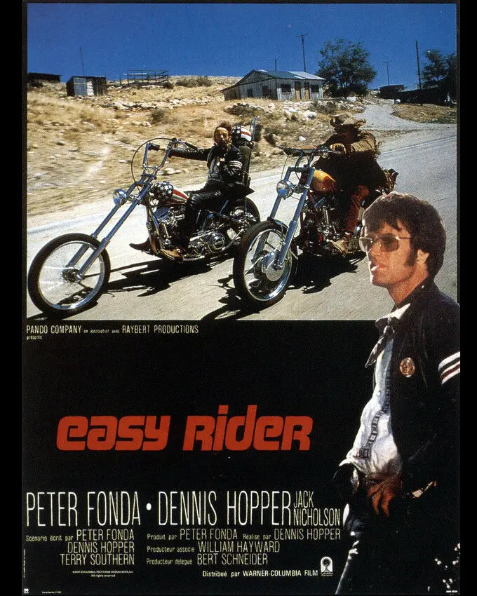 Easy Rider Питер фонда Деннис Хоппер фильм Шелковый постер декоративная стена