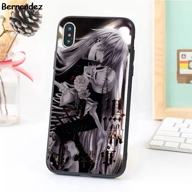 Bernandez Черный Дворецкий куросицудзи мобильный телефон чехол для iPhone 6 S 7 8 X XR XS max