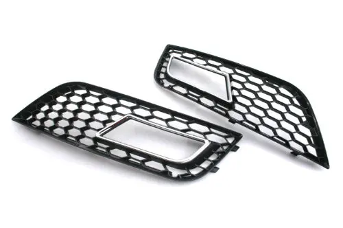 Хромированная решетка противотуманной фары для Audi A4 B8 Facelift (B8.5) (не S-line или S4 bumper) |
