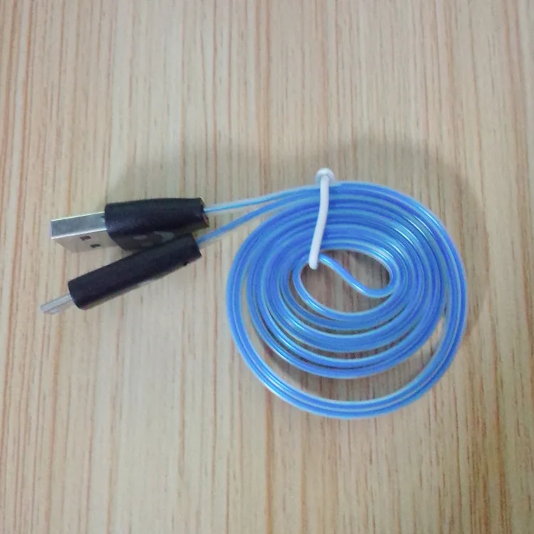 Высококачественный изящный медный USB Micro зарядка 480 Мбит/с 24K кабель передачи