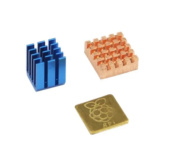 Raspberry Pi 3 Model B + Plus Heat Sink 1 Aluminum 2 Copper with Logo Cooling Pad disipador Heatsink for B+/3 | Компьютеры и офис