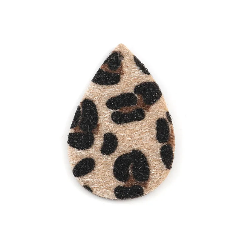 DoreenBeads ПУ кожаные подвески капли воды разноцветные ювелирные изделия фурнитура аксессуары оптом 56 мм(2 2/") x 38 мм(1 4/8"), 50 шт - Окраска металла: K