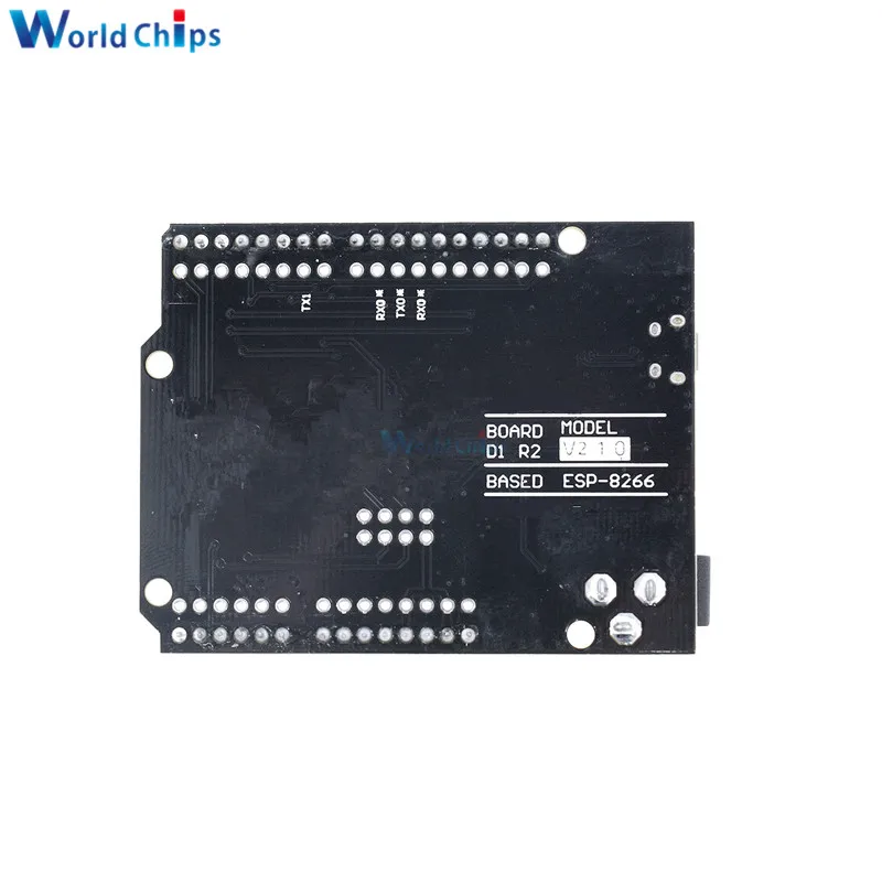 ESP8266 ESP-12F CH340 CH340G V2.1.0 wifi Плата расширения модуль на основе ESP8266 Micro USB для WeMos D1 R2 для Arduino UNO R3 ONE